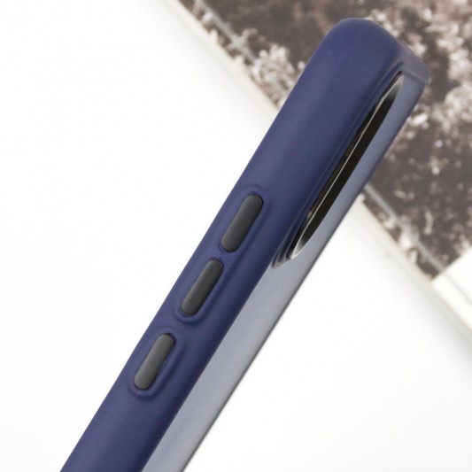 Чехол TPU+PC Lyon Frosted для Xiaomi Redmi 9A Navy Blue - изображение 5