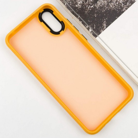 Чехол TPU+PC Lyon Frosted для Xiaomi Redmi 9A Orange - изображение 2