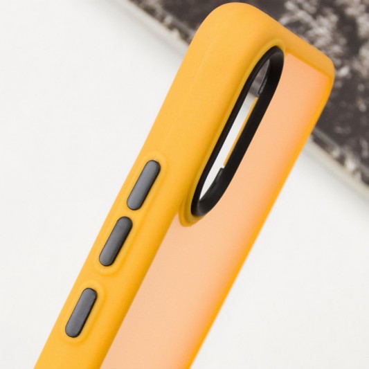 Чехол TPU+PC Lyon Frosted для Xiaomi Redmi 9A Orange - изображение 3
