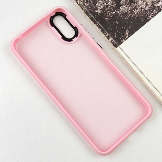 Чехол TPU+PC Lyon Frosted для Xiaomi Redmi 9A Pink - изображение 2