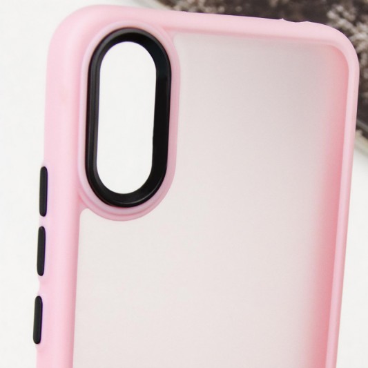 Чехол TPU+PC Lyon Frosted для Xiaomi Redmi 9A Pink - изображение 4