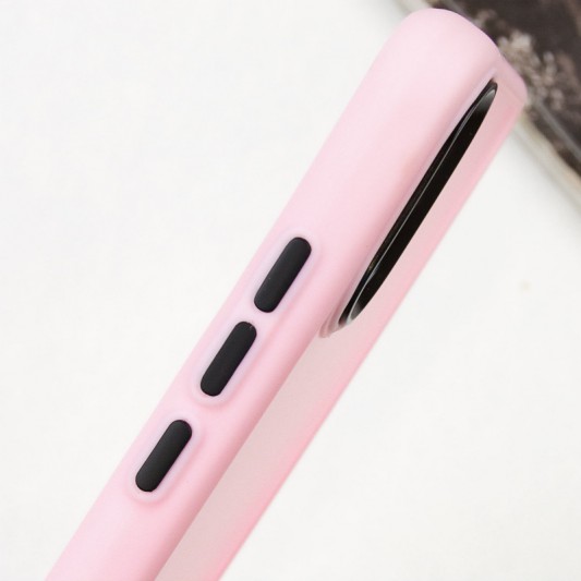 Чехол TPU+PC Lyon Frosted для Xiaomi Redmi 9A Pink - изображение 5