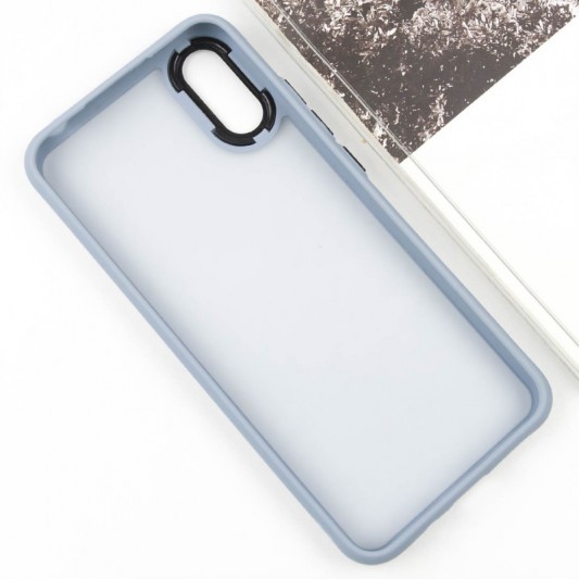 Чехол TPU+PC Lyon Frosted для Xiaomi Redmi 9A Sierra Blue - изображение 2