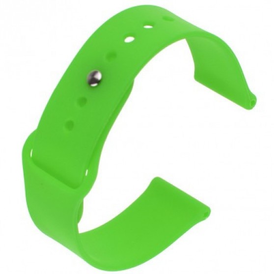 Силиконовый ремешок для Apple watch 42mm/44mm/45mm/49mm, Зеленый