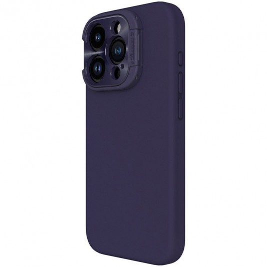 Чохол Silicone Nillkin LensWing Magnetic для Apple iPhone 15 Pro Max (6.7"), Фіолетовий / Deep Purple - зображення 1 