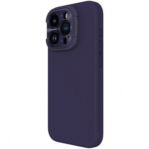 Чехол Silicone Nillkin LensWing Magnetic для Apple iPhone 15 Pro Max (6.7"), Фиолетовый / Deep Purple