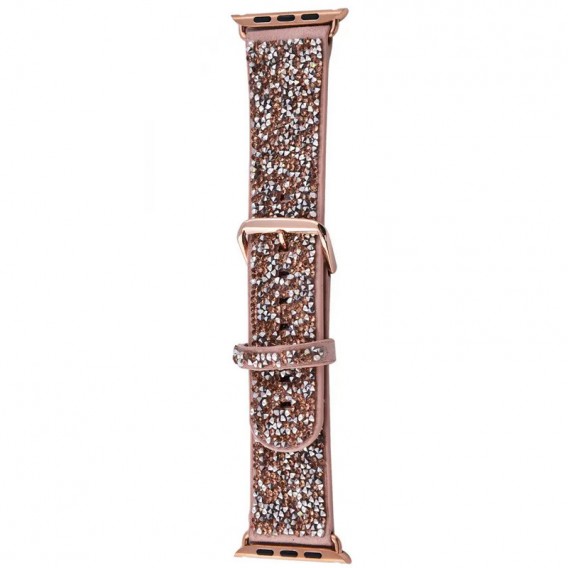 Ремінець Bling World Rock Diamond для Apple Watch 42/44/45mm, Рожевий