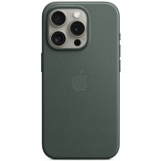 Чохол FineWoven (AAA) with MagSafe для iPhone 15 Pro, (Ever Green)