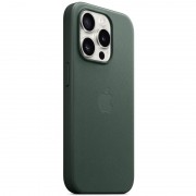 Чохол FineWoven (AAA) with MagSafe для iPhone 15 Pro, (Ever Green)