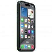 Чохол FineWoven (AAA) with MagSafe для iPhone 15 Pro, (Ever Green)