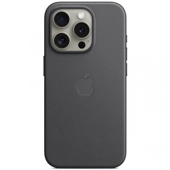 Чохол FineWoven (AAA) with MagSafe для iPhone 15 Pro, Чорний