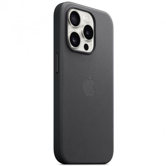 Чохол FineWoven (AAA) with MagSafe для iPhone 15 Pro, Чорний - зображення 1 