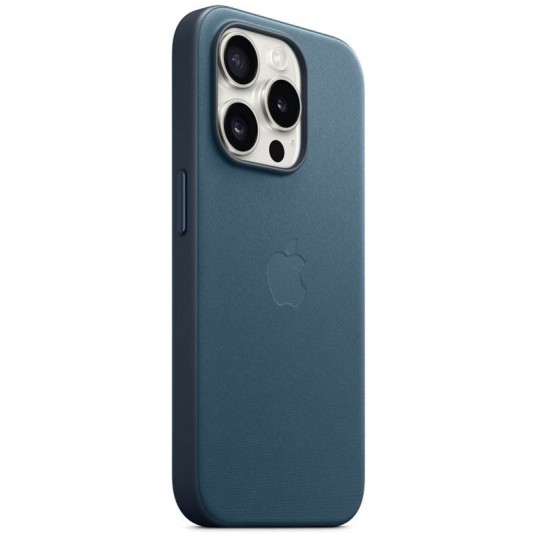 Чохол FineWoven (AAA) with MagSafe для iPhone 15 Pro, (Pacific Blue) - изображение 1