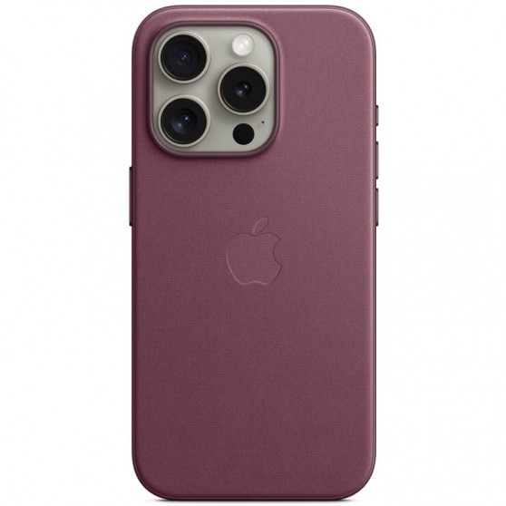 Чехол FineWoven (AAA) with MagSafe для Apple iPhone 15 Pro (6.1") Mulberry