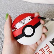 Силиконовый футляр Cartoons&Heroes для наушников AirPods 1/2 + карабин, Покебол