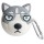 Силиконовый футляр Husky для наушников AirPods Pro + карабин Серый