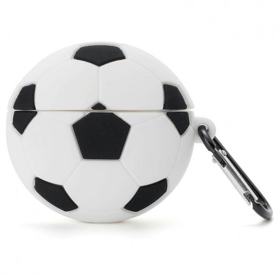 Силіконовий футляр Brand для навушників AirPods 3+ карабін, Football