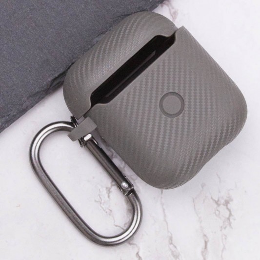 Футляр SGP Shockproof для наушников Airpods 1/2 Grey - изображение 3