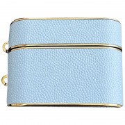 Кожаный футляр Suitcase для наушников AirPods 3 Blue