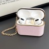 Кожаный футляр Suitcase для наушников AirPods 3, Pink