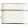 Кожаный футляр Suitcase для наушников AirPods 3 White