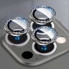Защитное стекло Metal Shine на камеру (в упак.) для Apple iPhone 15 Pro (6.1") / 15 Pro Max (6.7"), Темно-Серый / Graphite