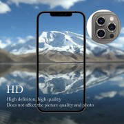 Защитное стекло Metal Shine на камеру (в упак.) для Apple iPhone 15 Pro (6.1") / 15 Pro Max (6.7"), Темно-Серый / Graphite