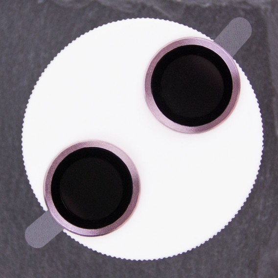 Захисне скло Metal Classic на камеру (в упак.) Apple iPhone 15 (6.1") / 15 Plus (6.7"), Рожевий / Pink