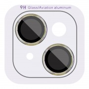 Захисне скло Metal Classic на камеру (у упак.) для Apple iPhone 15 (6.1") / 15 Plus (6.7") Салатовий / Light Green