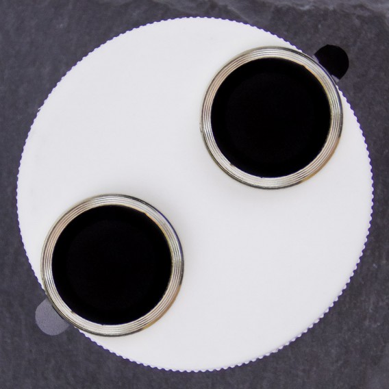 Захисне скло Metal Classic на камеру (в упак.) Apple iPhone 15 (6.1") / 15 Plus (6.7"), Салатовий / Light Green