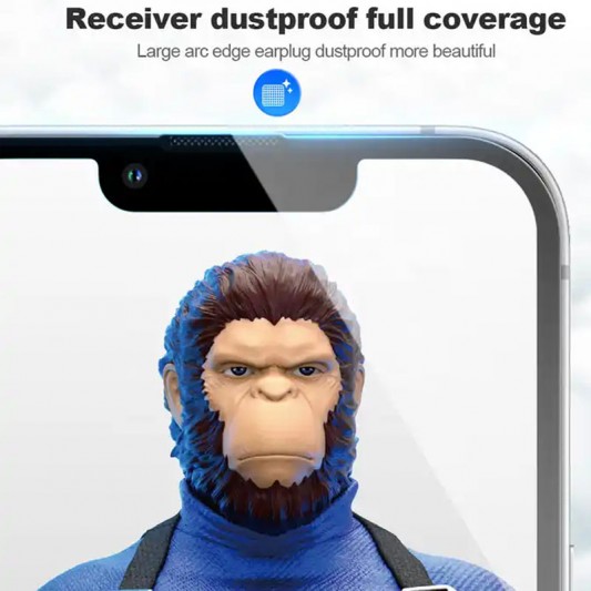 Защитное 2.5D стекло Blueo Corning Gorilla Glass для Apple iPhone 14 Pro Max (6.7") Черный - изображение 2
