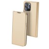 Чехол-книжка Dux Ducis с карманом для визиток для Apple iPhone 12 Pro Max (6.7"), Золотой
