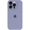 Чехол для iPhone 13 Pro Max Silicone Case Full Protective (Lavender Gray)