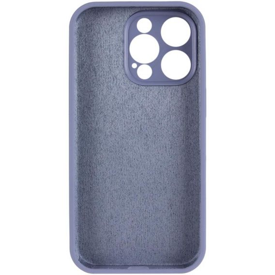 Чехол для iPhone 13 Pro Max Silicone Case Full Protective (Lavender Gray)