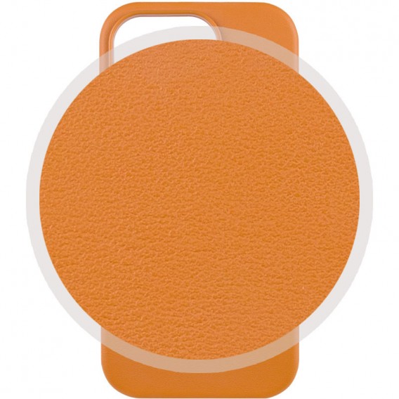 Шкіряний чохол Leather Case (AAA) з MagSafe and Animation для Apple iPhone 13 Pro Max (6.7"), Golden Brown