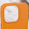 Шкіряний чохол Leather Case (AAA) з MagSafe and Animation для Apple iPhone 13 Pro Max (6.7"), Golden Brown