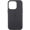 Кожаный чехол Leather Case (AAA) with MagSafe and Animation для Apple iPhone 13 Pro Max (6.7"), Midnight