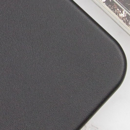 Шкіряний чохол Leather Case (AAA) with MagSafe and Animation для Apple iPhone 13 Pro Max (6.7") Midnight - зображення 2 