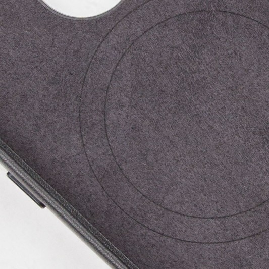 Шкіряний чохол Leather Case (AAA) with MagSafe and Animation для Apple iPhone 13 Pro Max (6.7") Midnight - зображення 4 
