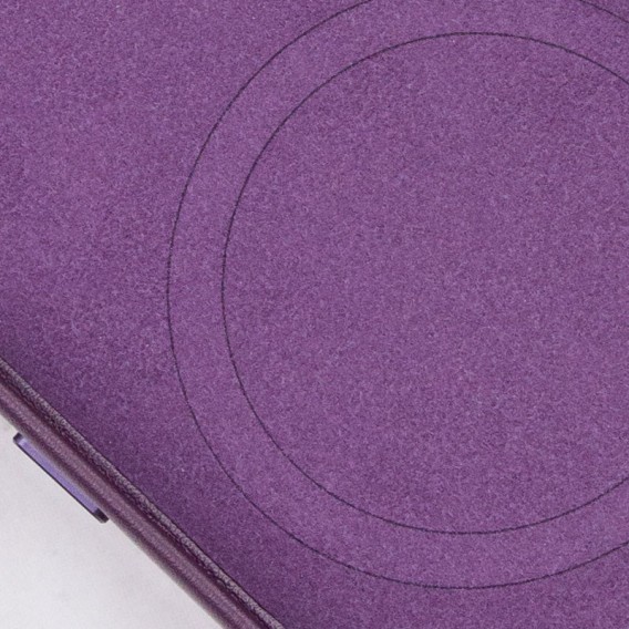 Кожаный чехол Leather Case (AAA) with MagSafe and Animation для Apple iPhone 13 (6.1"), Dark Cherry