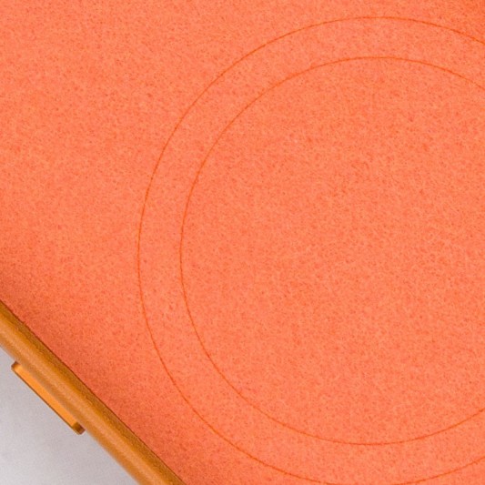 Шкіряний чохол Leather Case (AAA) with MagSafe and Animation для Apple iPhone 13 (6.1") Golden Brown - зображення 4 