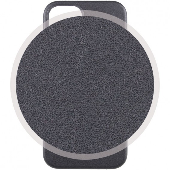 Кожаный чехол Leather Case (AAA) with MagSafe and Animation для Apple iPhone 13 (6.1"), Midnight