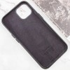 Кожаный чехол Leather Case (AAA) with MagSafe and Animation для Apple iPhone 13 (6.1") Midnight