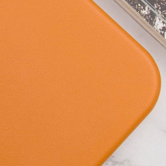 Шкіряний чохол Leather Case (AAA) з MagSafe and Animation для Apple iPhone 14 Pro (6.1"), Golden Brown