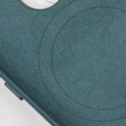 Кожаный чехол Leather Case (AAA) with MagSafe and Animation для Apple iPhone 14 Pro (6.1"), Forest Green