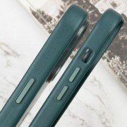 Кожаный чехол Leather Case (AAA) with MagSafe and Animation для Apple iPhone 14 Pro (6.1"), Forest Green