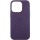 Кожаный чехол Leather Case (AAA) with MagSafe and Animation для Apple iPhone 14 Pro (6.1") Deep Violet