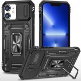 Ударопрочный чехол Camshield Army Ring для Apple iPhone 11 (6.1) Черный / Black