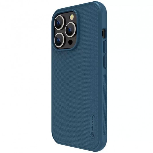 Чехол Nillkin Matte Magnetic Pro для Apple iPhone 15 Pro (6.1") Синий / Blue - изображение 1