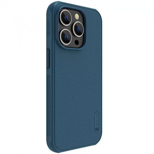 Чехол Nillkin Matte Magnetic Pro для Apple iPhone 15 Pro (6.1") Синий / Blue - изображение 2